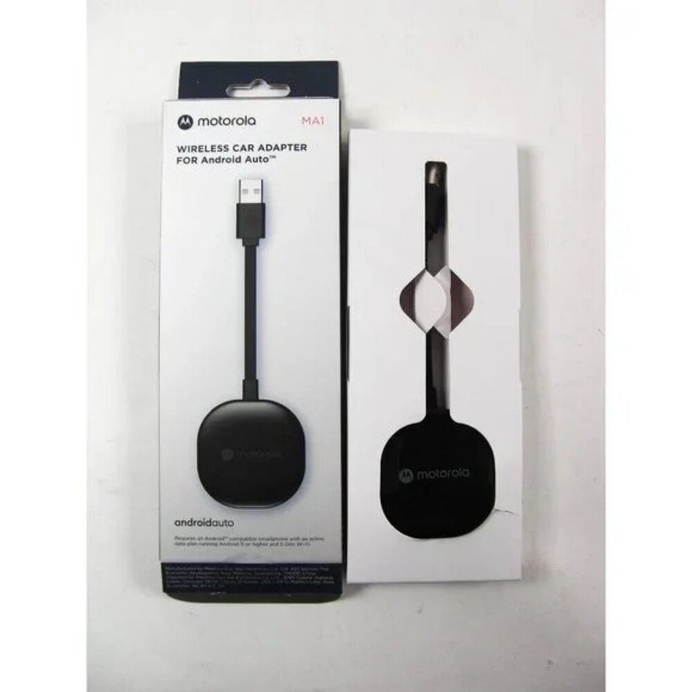 Motorola MA1 Wireless Android Auto Car Adapter - Instant Connection
